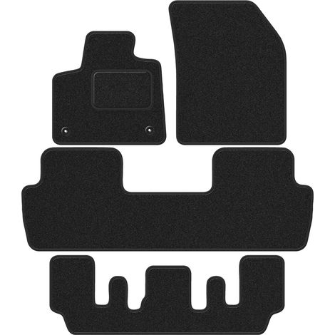 Tappetini in velluto per: Peugeot 5008 II GT line 7 posti (2017-2020) antracite (1/5)