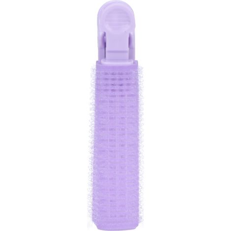 Pince à cheveux volumisante violette : bigoudis maison DIY pour racines, coiffure ondulée, clips de maintien (1/5)