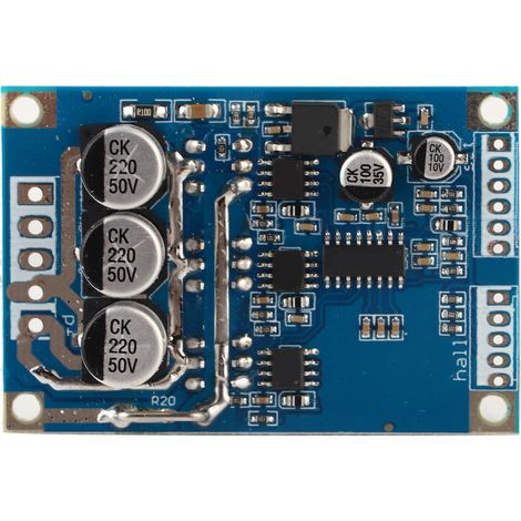 Scheda di controllo e pilotaggio per motore brushless BLDC a effetto Hall, 12V/36V, 15A, 500W, CC.