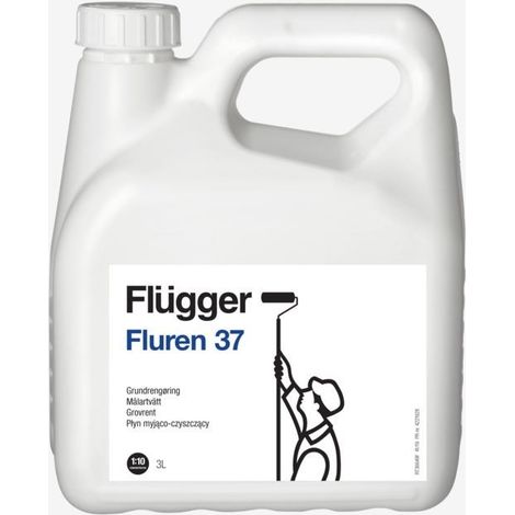 Flugger Fluren 37 Detergente liquido per lavaggio e pulizia, scioglie vernice e sporco, 1 litro (1/2)