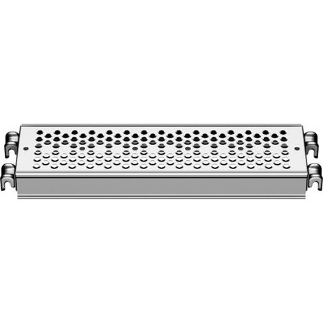 Plancher acier 0.19m pour échafaudage – Acier galvanisé – Résistance élevée – Système LAYHER pour chantiers professionnels