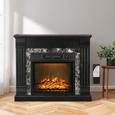 Cheminée électrique en metallo ABS truciolato 80 x 21,6 x 67,8 cm (1/5)