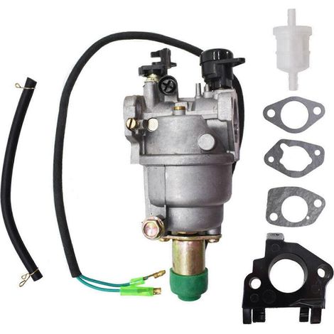 Deux carburateurs pour moteurs Honda GX340 et GX390 188F (11 CV et 13 CV) et pièces de générateur. (1/5)