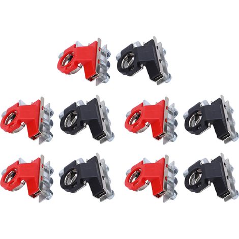 5 Paires Connecteurs Batterie Laiton Galvanisé à Dégagement Rapide Pinces de Serrage Câblage Auto Moto 12V (1/5)