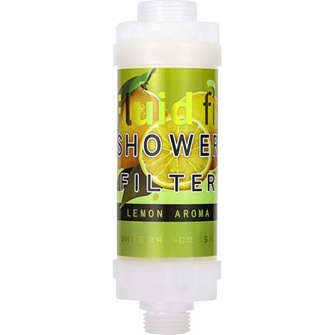 Le filtre, un préfiltre pour le débit d'eau du pommeau de douche, filtre de douche arôme à la vitamine C compatible avec les mitigeurs, le chlore, le calcaire et la rouille (1/3)