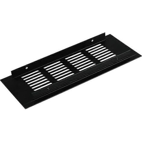 Grille de ventilation en alliage d'aluminium noir pour placards et plafonds de salle de bain (1/5)