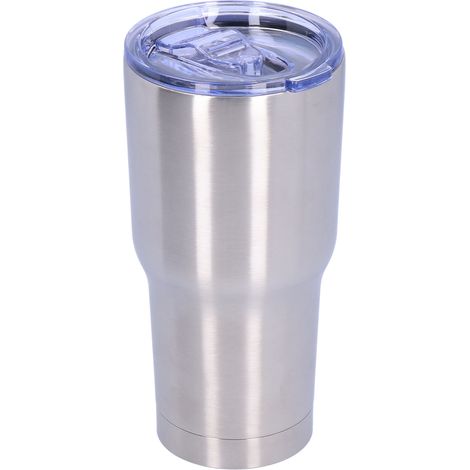 Gourde isotherme 30oz en acier inoxydable double paroi avec couvercle, tasse réutilisable pour voyage (1/5)