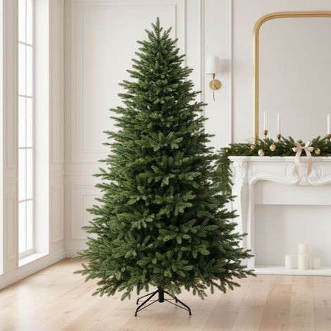 Albero di natale "Cortina" in PE Effetto Real Touch e PVC di Altissima Qualità -240 cm (1/5)