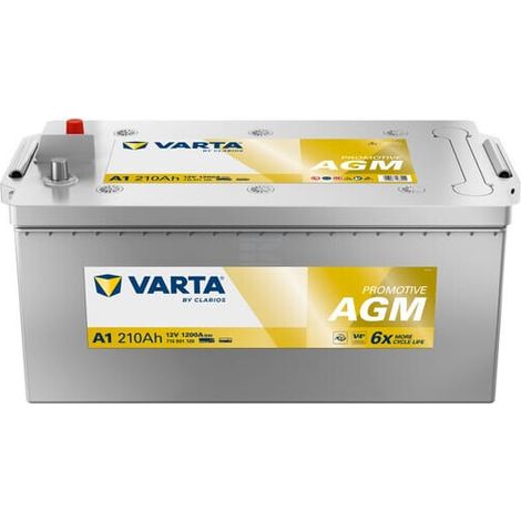 Batteria 12V 210Ah 1200A A1 VARTA Promotive AGM VARTA 710901120 (1/5)