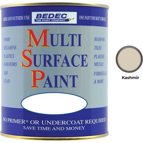 Bedec Multi Surface Paint - Satin - Kashmir - 750ml