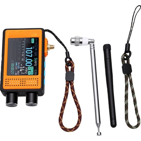 Mini Radio AM FM LW MW SW, haut-parleur à double chambre, écran tactile IPS de 2.4 pouces, toutes bandes DSP pour Camping en plein air et voyage (1/5)