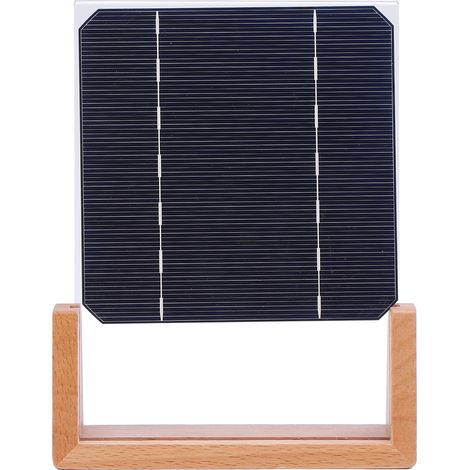 Mini panneau solaire monocristallin 3W 22%, démonstration de cellules éducatives à haute efficacité de Conversion pour l'enseignement des sciences, la décoration de la maison (1/5)
