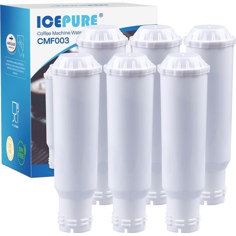 Filtre à eau pour machine à café, compatible avec F088, convient à de nombreux modèles, 6 pièces (Avertissement : non adapté pour White) (1/5)