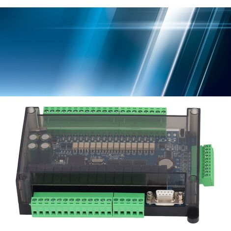 Carte de contrôle industrielle PLC 24VDC, contrôleur programmable 3-32MR-3V3I-2D-2I60K-MTKF, entrée/sortie haute vitesse 6AD-2DA, prend en charge MODBUS, avec RS485, horloge et compteur haute vitesse  (1/5)