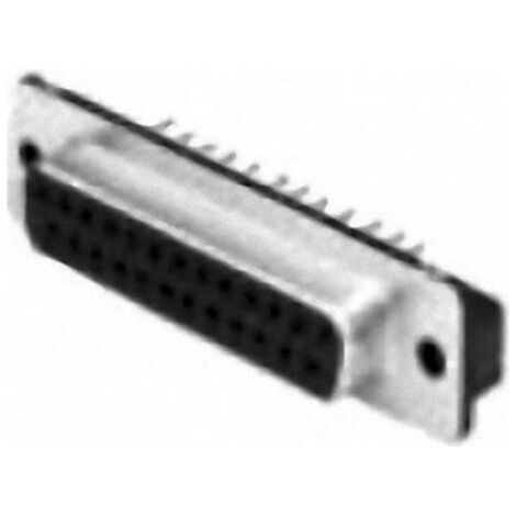 Embase SUB-D femelle Nombre de pôles: 25 TE Connectivity AMPLIMITE HD-20 2-5747708-0 180 ° pour circuits imprimés 1 pc(s) A461001 (1/5)