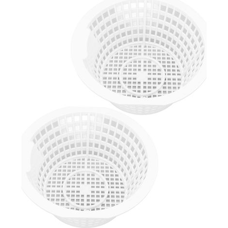 Lot de 2 paniers d'écumoire pour piscine hors sol et spa, résistants à l'usure et durables (réf. 8928). (1/5)