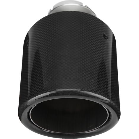 Auspuffendrohr im Carbon-Stil, Schalldämpfer mit einem Auslass für Autos, Auspuffstutzen 54-101 mm, Fahrzeugtuning-Modifikation. (1/5)