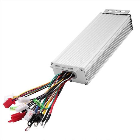 Contrôleur sans balais 1200W pour vélo électrique, compatible 48V 60V 64V, 18 tubes, régulateur de vitesse robuste pour E-Bike, pièce de rechange performante (1/5)