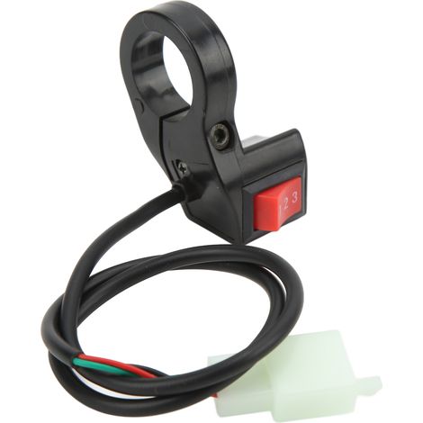 Universelles 3-Gang-Schaltmodul, Lenkersteuerung für elektrische Schaltungen, mit hoher Empfindlichkeit, Motorradmodifikation, geeignet für 22-mm-Lenker...