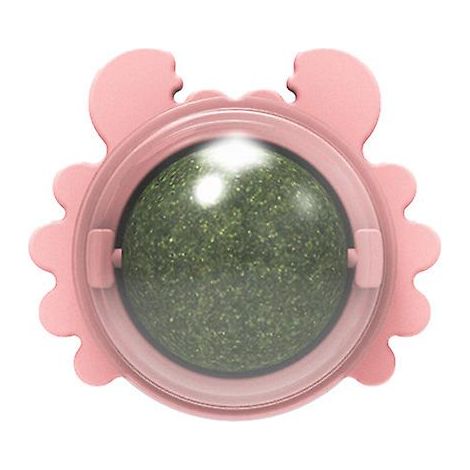 Krabbenförmiger Katzenball mit rotierender Minze zur Zahnreinigung und zum Spielen mit den Backenzähnen. (1/4)