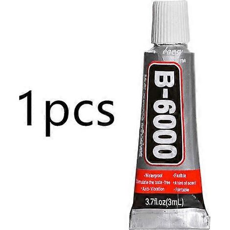 1/2/3/4/5 pièces de colle B6000 pour la réparation de téléphones portables, 3 ml, colle forte industrielle pour smartphones, tablettes, écrans et loisirs créatifs.