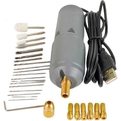 Mini perceuse électrique, mini perceuse électrique à main sans fil, mini outil rotatif pour loisirs créatifs, tournevis, perforatrice électrique (1/5)