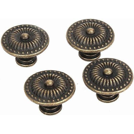 Vintage-Schrankgriffe, 4er-Pack (Bronze) (1/4)