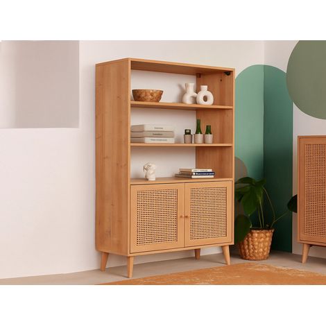 Dmora - Kommode Castalia, Wohnzimmerbuffet, Wohnzimmer-Sideboard, Moderne Küchen-Speisekammer, 90x40h110 cm, Eiche, mit verstärkter Verpackung (1/5)