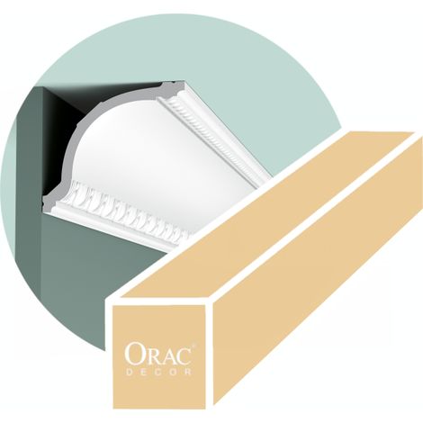 Cornisa Moderna - Orac Decor - L200xP13.3xH11.6cm - Caja de 16 metros - C216