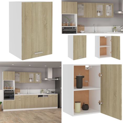 Hängeschrank Lyon Sonoma-Eiche 39,5x31x60 cm Holzwerkstoff - Küchenregal - Holzschrank (1/5)