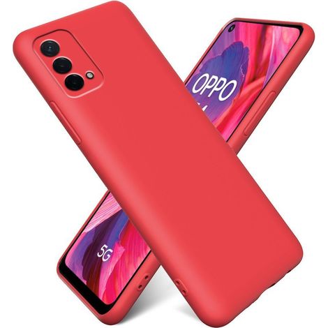 Schutzhülle für Oppo A54 5G / A74 5G / A93 5G, Silikon Lite, rot (1/4)