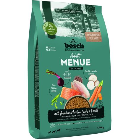 Bosch Hundetrockenfutter Adult Menue 1 kg Lachs (1/3)