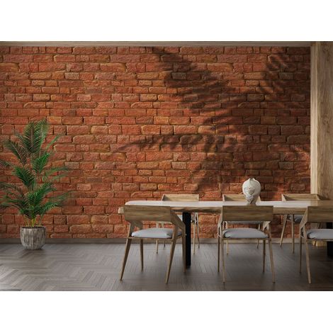 Papier peint vinyl brique - 150 x 250 cm (1/2)