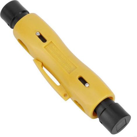 Pince À Dénuder - Pour Câbles Coaxiaux RG59 RG6 RG7 RG11 - Réglable - 12 X 1 8 X 2 8 Cm - Acier Inoxydable Et ABS - 1 Pièce (1/5)