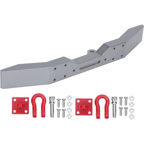 Pare-chocs avant en aluminium poli CNC pour modèle 1/16 - Pièces et accessoires RC (1/5)