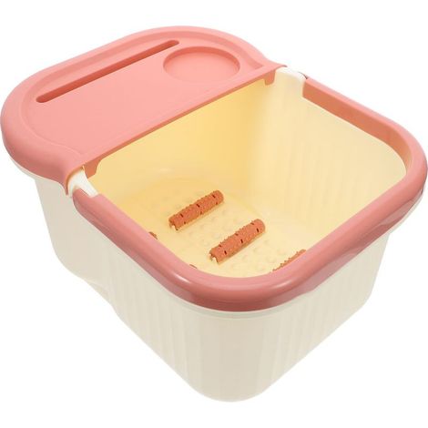 Seau pour Lavage des Pieds de Pédicure pour Bain de Seau pour Soins Spa Bac à Linge Bassine Bassine à Vaisselle pour Maintenir Eau Chaude (1/5)