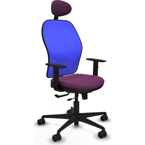 Silla de oficina piqueras y crespo Jorquera negro cómoda robusta (1/2)