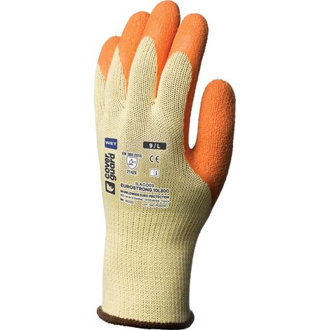 Gants de manutention pour charges lourde anti-froid Orange - 1LAC0 CoverGuard 10