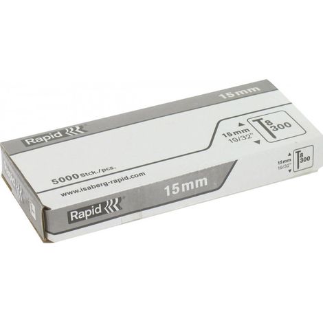 Clavos de 15 mm, 5000 unidades, 8-300 Rapid