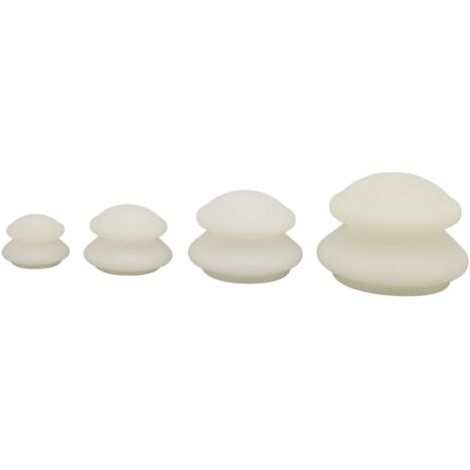 4-teiliges Schröpftherapie-Set mit starken Saugnäpfen für Hautpflege und Entspannung (1/5)