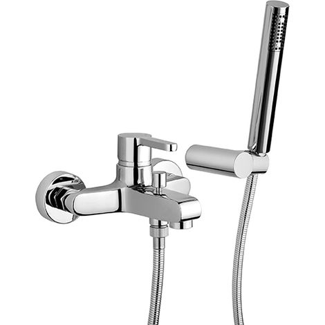 Monocomando vasca hornet con kit doccia orientabile