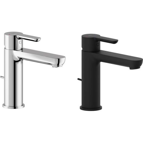 Mitigeur de lavabo avec vidage ABC - Chromé brillant