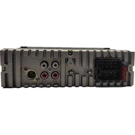 Autoradio avec éclairage coloré, récepteur stéréo FM, entrée auxiliaire 12 V, Bluetooth et lecteur multimédia MP3 intégré au tableau de bord 1 DIN (1/5)