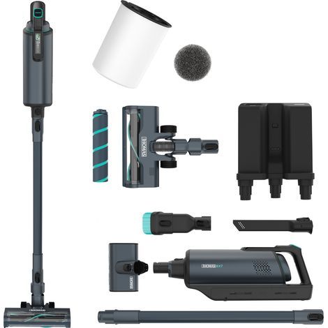 THOMAS BX7: Aspirateur SANS FILS AVEC SAC- ajuste la puissance d'aspiration-hygiène maximale avec un sac hermétique-Utilisable en aspirateur balai ou à main- 60 minutes d’autonomie (1/3)