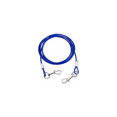 Cable d'attache pour Chiens Jusqu'à 80 kg,3 Mètres,Animaux de Compagnie Plomb pour Chiens de Petite,Moyenne ou Grande Taille (Bleu) (1/5)