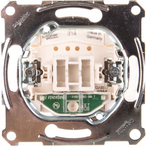 Interruttore singolo Merten 10A 250V IP20 con illuminazione MTN3131-0000 (1/3)