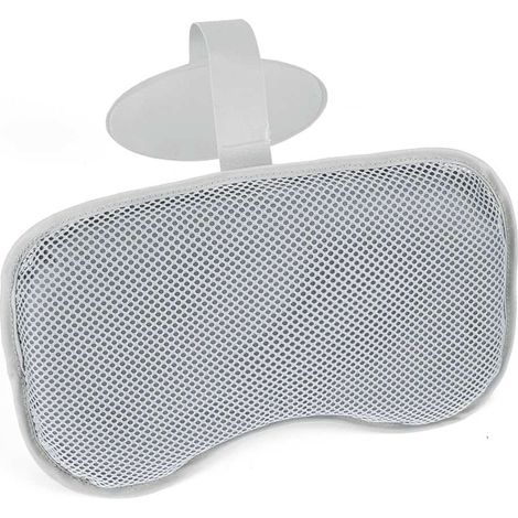 Set 2 Almohadas para Lay-Z-Spa de Bestway Acolchadas Acabado Textil 23x13x5 cm Gris