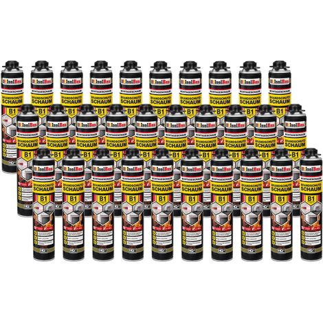 IsolBau Feuerfester Schaum B1 Brandschutzschaum 30 x 750 ml (1/5)