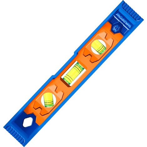 Nivel Spirit Mini 22.5cm magnético, 3 burbujas, compacto y duradero, WADFOW