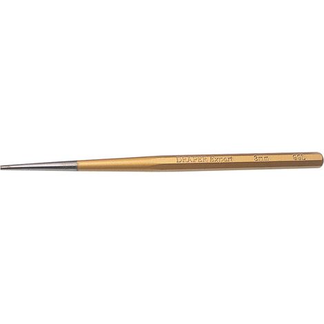 Draper 3 x 200mm Long Taper Pin Punch in Chrome Vanadium Steel for Durable and Precise Pin Installation (Model 13415) (1/5)